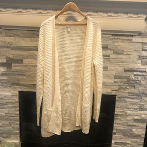 Cream Knit Ava & Viv Cardigan 1X